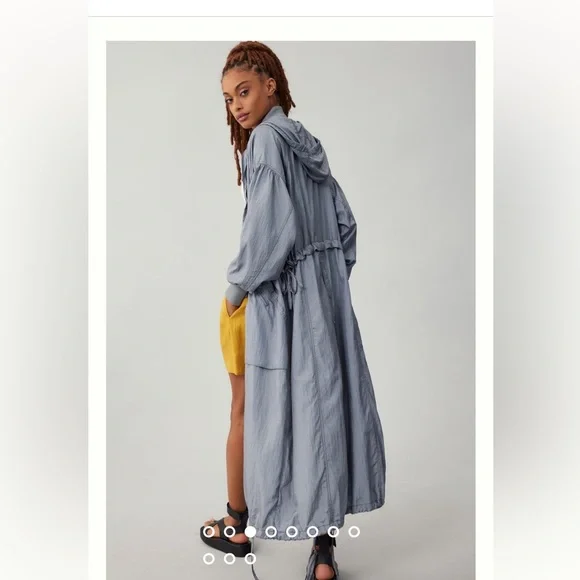 Anthropologie lightweight drawstring jacket - Picture 7 of 8